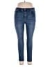 Ellen Tracy Solid Blue Jeans Size 18 - photo 1