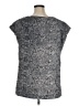 Banana Republic 100% Polyester Gray Sleeveless Blouse Size XL - photo 2