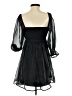 Thirty/Thirty 100% Polyester Black Cocktail Dress Size XS - photo 2