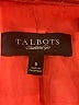 Talbots Orange Silk Blazer Size 6 - photo 6