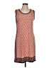 Max Studio Print Orange Casual Dress Size L - photo 1