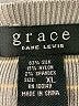Grace Dane Lewis Gray Sleeveless Top Size XL - photo 7