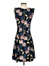 Suno Print Blue Cocktail Dress Size 4 - photo 2
