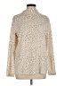 Unbranded Animal Print Tan Turtleneck Sweater Size L - photo 1