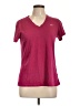 Nike 100% Polyester Burgundy Active T-Shirt Size L - photo 1