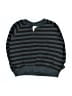 Zara 100% Cotton Stripes Black Teal Pullover Sweater 12-18 MO / 18 MO - photo 1