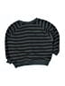 Zara 100% Cotton Stripes Black Teal Pullover Sweater 12-18 MO / 18 MO - photo 2