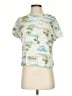 Pull&Bear Tropical Green Short Sleeve T-Shirt Size S - photo 1
