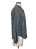 MICHAEL Michael Kors 100% Polyester Tweed Blue Long Sleeve Blouse Size XS - photo 4