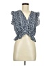 Fancyinn 100% Polyester Blue Sleeveless Blouse Size M - photo 1