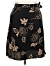 Talbots 100% Silk Floral Black Silk Skirt Size 14 (petite) - photo 1
