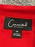 Connected Apparel Solid Red Cocktail Dress Size 14 - photo 7
