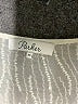 Parker 100% Viscose Silver 3/4 Sleeve Blouse Size XS - photo 7