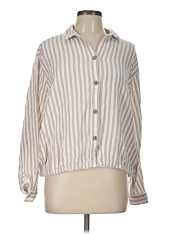 BeachLunchLounge 3/4 Sleeve Button-Down Shirt (view 1)