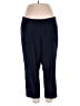 Investments Solid Blue Active Pants Size 18W - photo 1