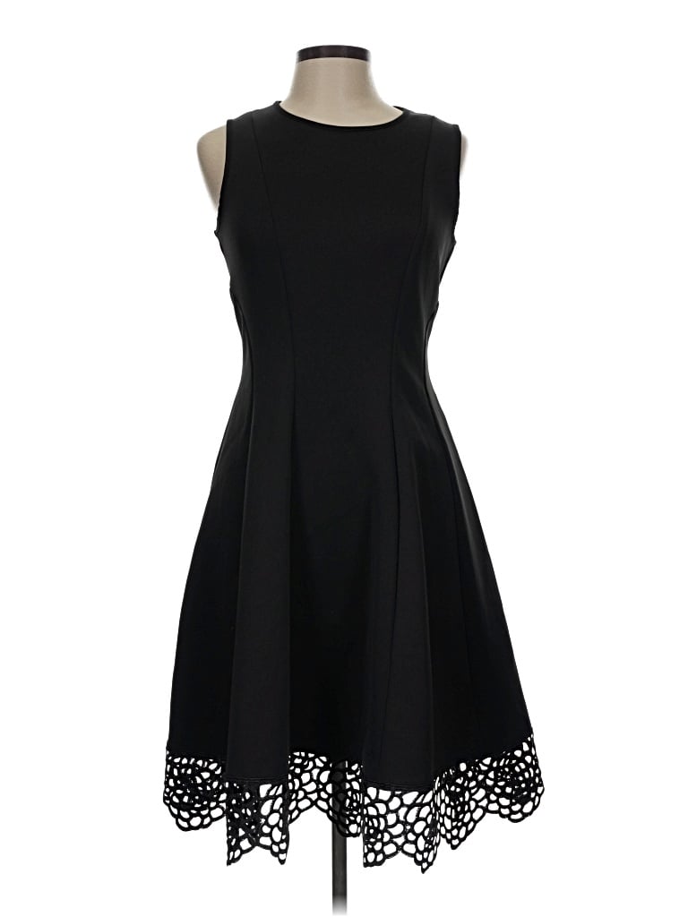 Pre-owned Donna Ricco Cocktail Dress In Black