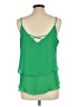 Annabella 100% Polyester Green Sleeveless Blouse Size L - photo 2