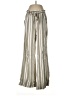Rewind Stripes Silver Linen Pants Size M - photo 1