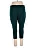 Roaman's Solid Green Active Pants Size 18 (L) - photo 2