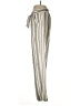 Rewind Stripes Silver Linen Pants Size M - photo 5