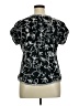 Westbound 100% Cotton Black Short Sleeve Blouse Size 1X - photo 2
