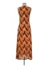 Ulla Johnson Chevron-herringbone Brown Cocktail Dress Size M - photo 2