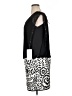 Jkara 100% Polyester Graphic Black Cocktail Dress Size 16 - photo 5