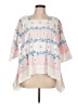 Unbranded Ivory 3/4 Sleeve T-Shirt Size L (estimated) - photo 1