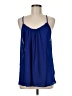 Ramy Brook 100% Silk Solid Blue Sleeveless Silk Top Size M - photo 1