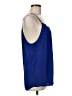 Ramy Brook 100% Silk Solid Blue Sleeveless Silk Top Size M - photo 4