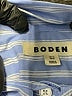 Boden 100% Cotton Color Block Blue Long Sleeve Button-Down Shirt Size 8 - photo 7