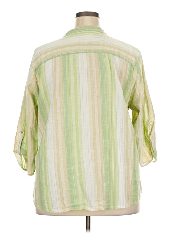 Krazy Kat 3/4 Sleeve Button-Down Shirt (view 2)