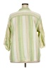 Krazy Kat Green 3/4 Sleeve Button-Down Shirt Size 3X - photo 2