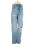Levi's 100% Cotton Hearts Blue Jeans Size 24 waist - photo 1