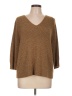 Vince Camuto Metallic Brown Pullover Sweater Size L (estimated) - photo 1