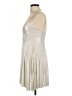 Catalina Metallic Silver Cocktail Dress Size L - photo 5