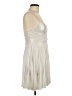 Catalina Metallic Silver Cocktail Dress Size L - photo 4