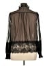 Anthropologie 100% Polyester Black Long Sleeve Blouse Size XL - photo 2
