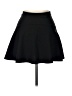 Aqua Solid Black Casual Skirt Size L - photo 1