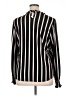 Adrianna Papell Stripes Black Long Sleeve Blouse Size XL - photo 2