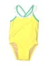 Old Navy Color Block Yellow One Piece Swimsuit Size 12-18 mo - photo 1