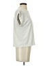 Splendid Metallic Silver Short Sleeve Turtleneck Size S - photo 4