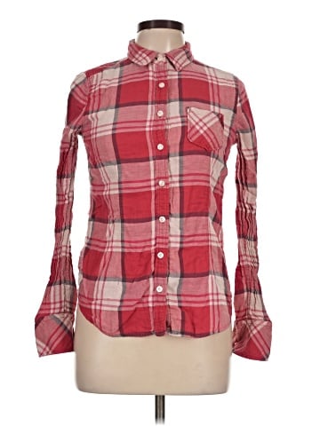 American Eagle Outfitters Long Sleeve Button-Down Shirt (view 1)