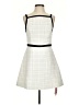 Cider 100% Polyester Tweed Ivory Cocktail Dress Size S - photo 1