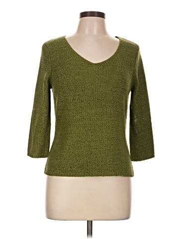 August Silk Pullover Sweater (view 1)