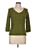 August Silk Green Pullover Sweater Size L - photo 1