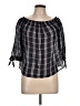 Paige Black 3/4 Sleeve Blouse Size L - photo 1