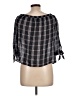 Paige Black 3/4 Sleeve Blouse Size L - photo 2