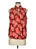 Ann Taylor LOFT 100% Polyester Brown Sleeveless Blouse Size M - photo 1