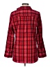 Talbots Plaid Red Long Sleeve Button-Down Shirt Size 12 - photo 2
